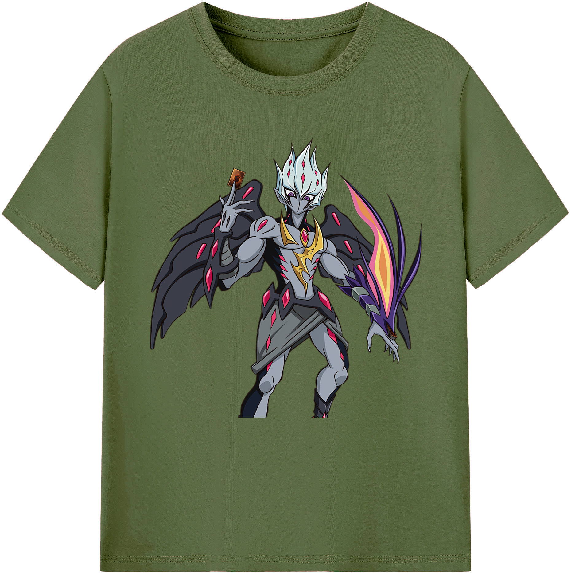 （画像用） 遊☆戯☆王 Yu-Gi-Oh! 綿100％半袖Tシャツ（フロントプリント）